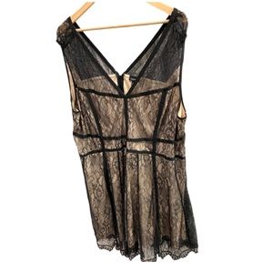 Torrid black lace overlay dress 26